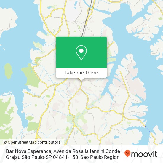 Bar Nova Esperanca, Avenida Rosalia Iannini Conde Grajau São Paulo-SP 04841-150 map