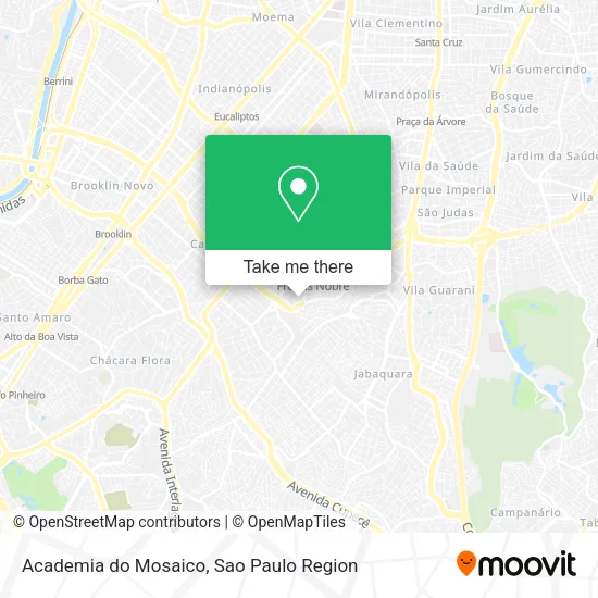 Academia do Mosaico map