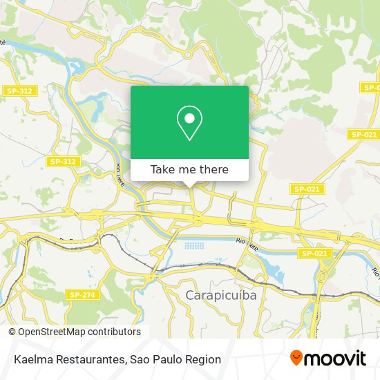 Mapa Kaelma Restaurantes