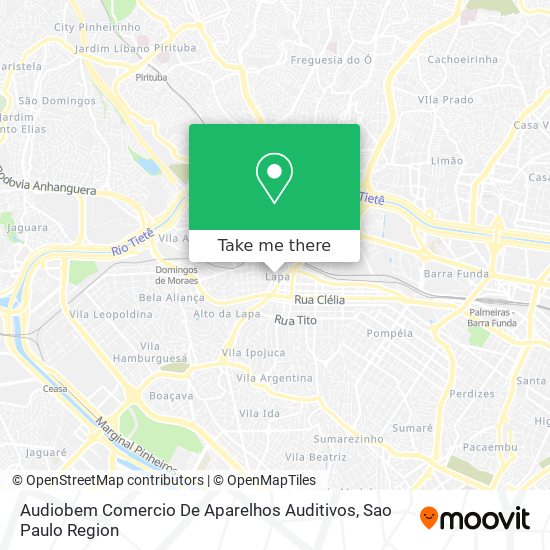 Mapa Audiobem Comercio De Aparelhos Auditivos