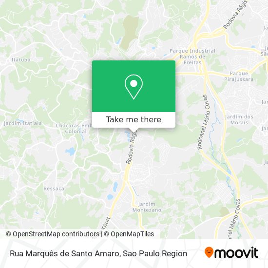 Rua Marquês de Santo Amaro map