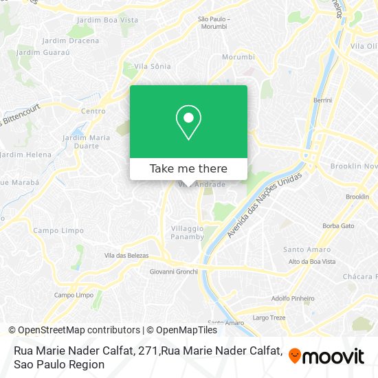 Mapa Rua Marie Nader Calfat, 271,Rua Marie Nader Calfat