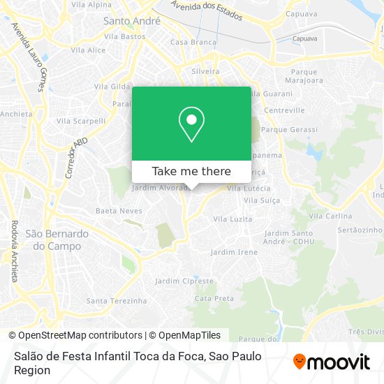 Salão de Festa Infantil Toca da Foca map