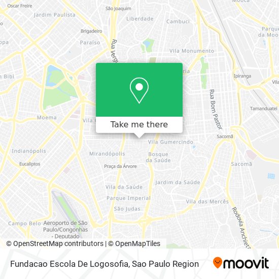 Fundacao Escola De Logosofia map