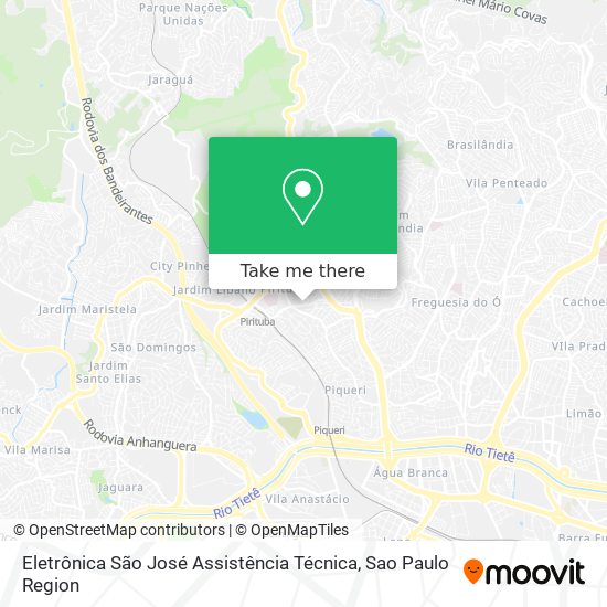 Eletrônica São José Assistência Técnica map