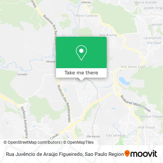 Mapa Rua Juvêncio de Araújo Figueiredo