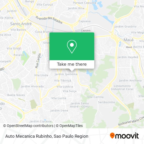 Auto Mecanica Rubinho map