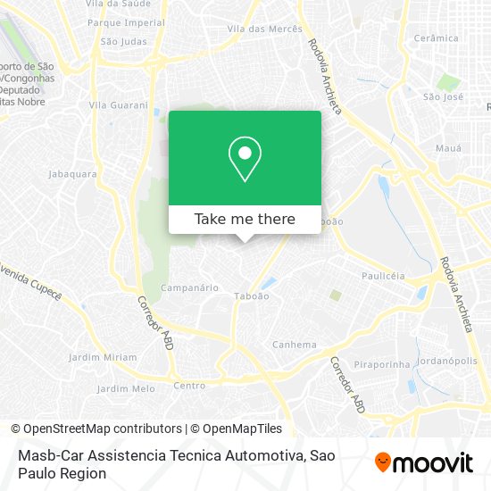 Mapa Masb-Car Assistencia Tecnica Automotiva