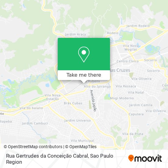 Rua Gertrudes da Conceição Cabral map