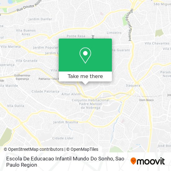 Escola De Educacao Infantil Mundo Do Sonho map