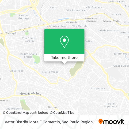 Vetor Distribuidora E Comercio map