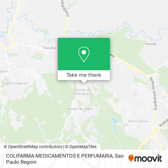 COLIFARMA MEDICAMENTOS E PERFUMARIA map