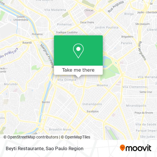 Mapa Beyti Restaurante