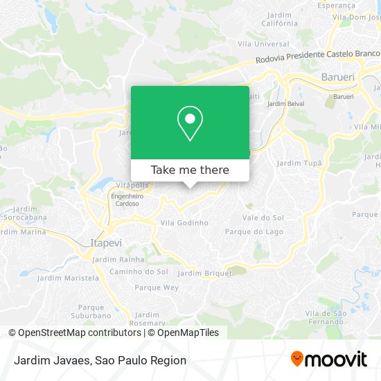 Jardim Javaes map