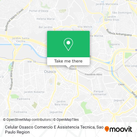 Celular Osasco Comercio E Assistencia Tecnica map