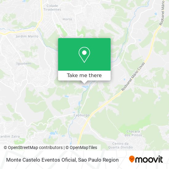 Monte Castelo Eventos Oficial map