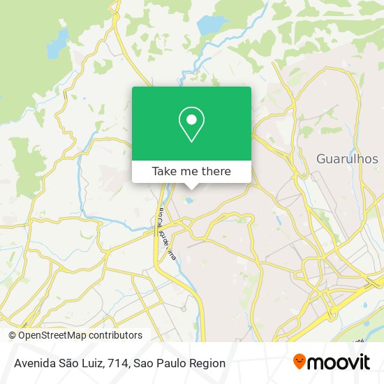 Mapa Avenida São Luiz, 714