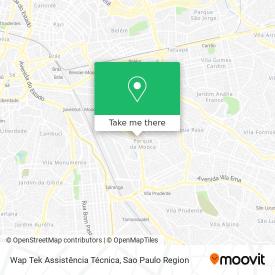 Mapa Wap Tek Assistência Técnica