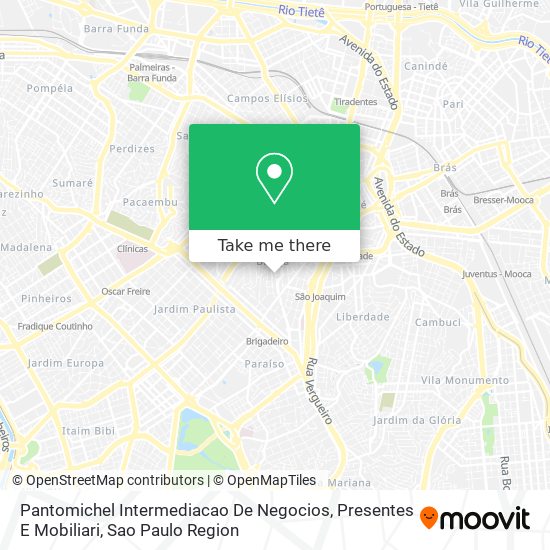 Mapa Pantomichel Intermediacao De Negocios, Presentes E Mobiliari