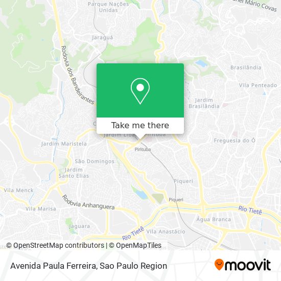 Avenida Paula Ferreira map