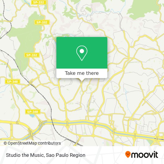 Studio the Music map