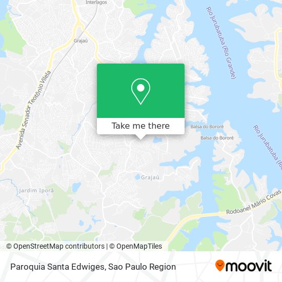 Paroquia Santa Edwiges map