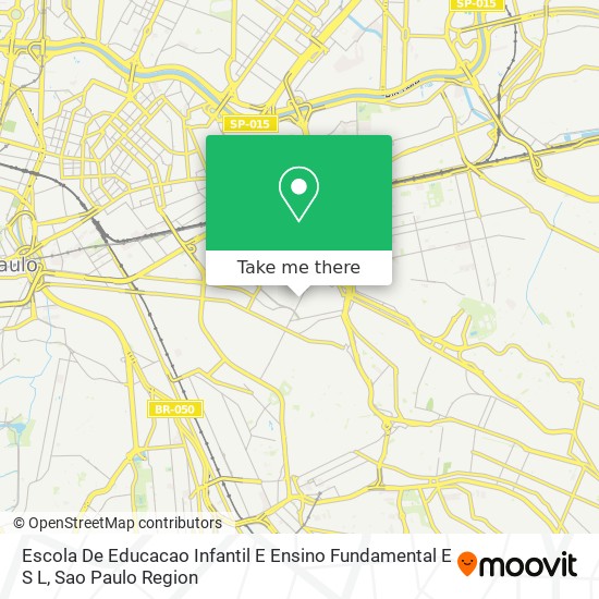 Escola De Educacao Infantil E Ensino Fundamental E S L map