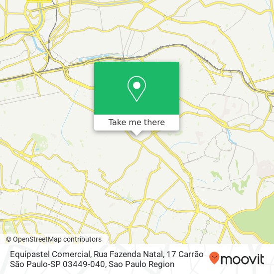 Equipastel Comercial, Rua Fazenda Natal, 17 Carrão São Paulo-SP 03449-040 map