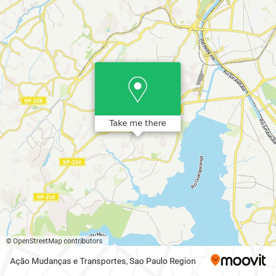 Ação Mudanças e Transportes map