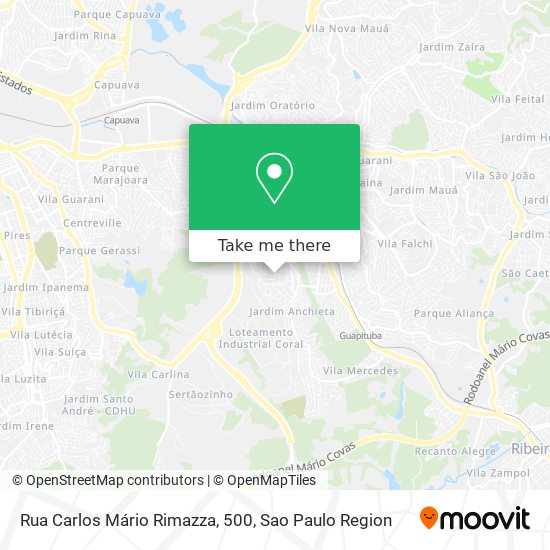 Rua Carlos Mário Rimazza, 500 map