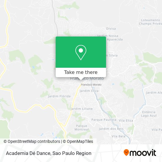 Academia Dé Dance map