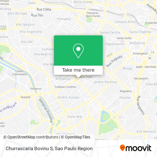 Churrascaria Bovinu S map