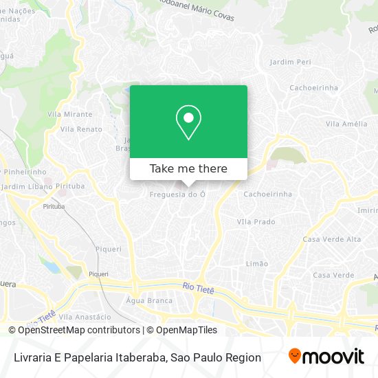 Mapa Livraria E Papelaria Itaberaba