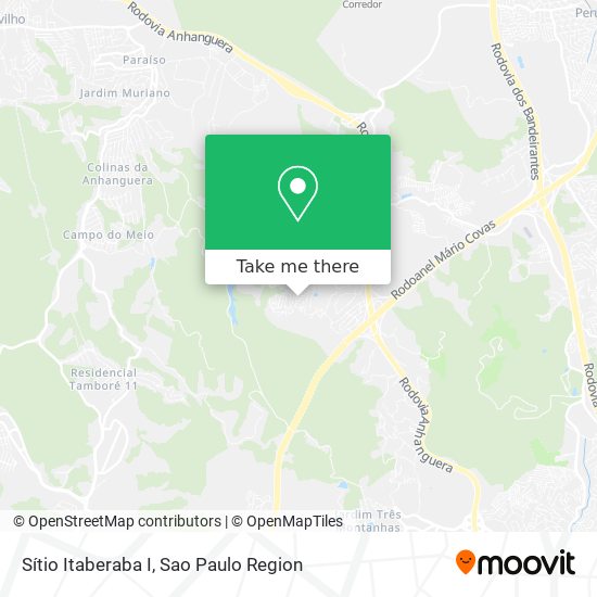 Sítio Itaberaba I map