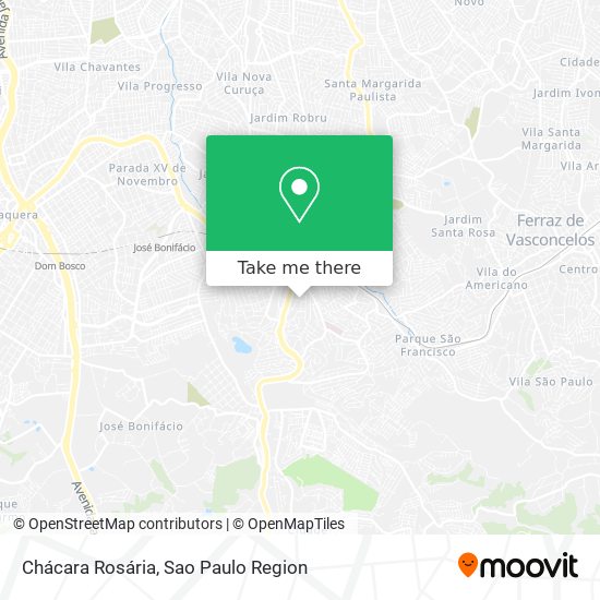 Chácara Rosária map