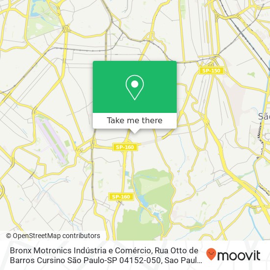 Bronx Motronics Indústria e Comércio, Rua Otto de Barros Cursino São Paulo-SP 04152-050 map