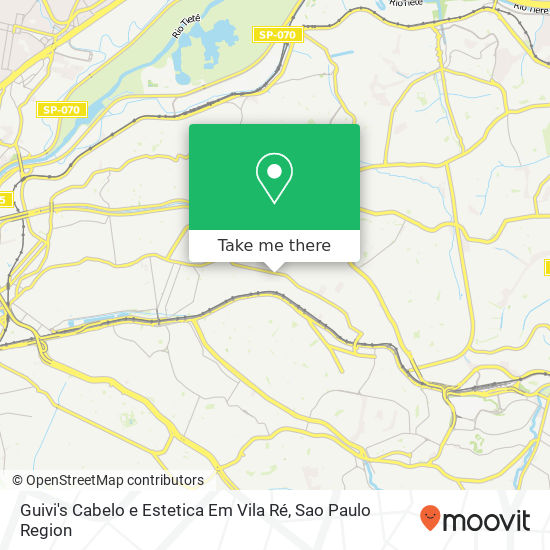 Guivi's Cabelo e Estetica Em Vila Ré map