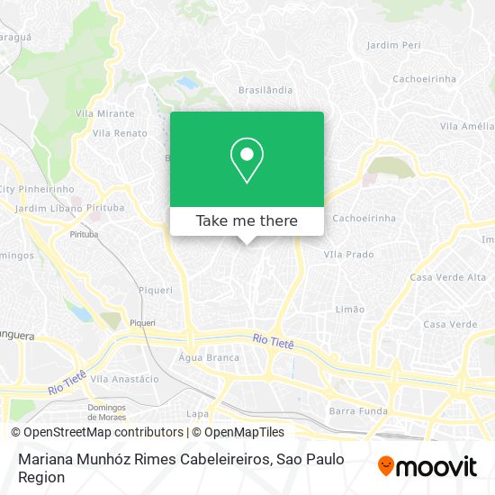 Mapa Mariana Munhóz Rimes Cabeleireiros