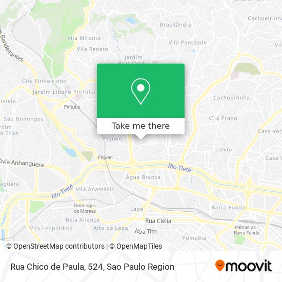 Rua Chico de Paula, 524 map