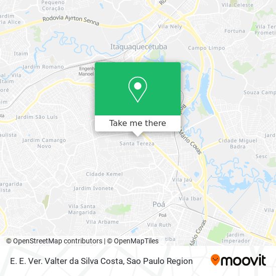 E. E. Ver. Valter da Silva Costa map