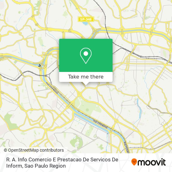 Mapa R. A. Info Comercio E Prestacao De Servicos De Inform