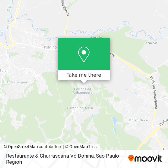 Restaurante & Churrascaria Vó Donina map