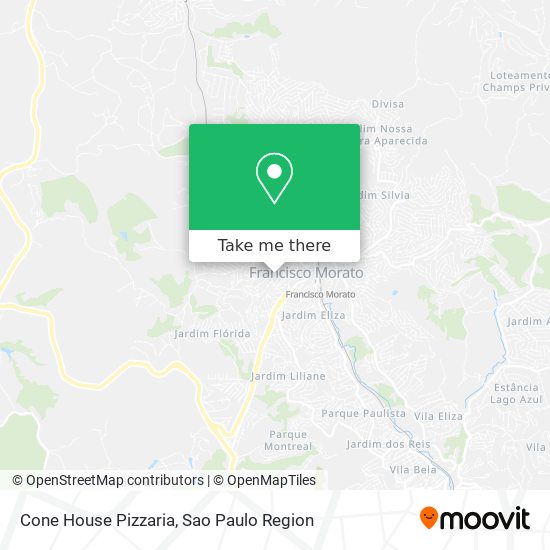 Mapa Cone House Pizzaria