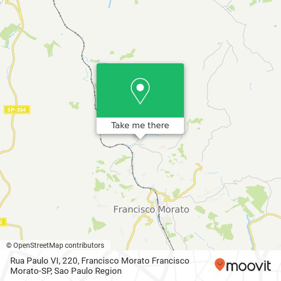 Mapa Rua Paulo VI, 220, Francisco Morato Francisco Morato-SP