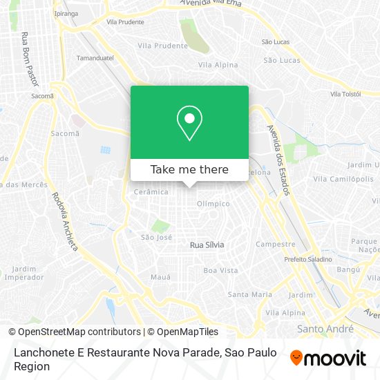 Lanchonete E Restaurante Nova Parade map