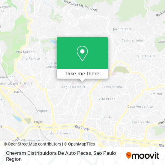 Chevram Distribuidora De Auto Pecas map