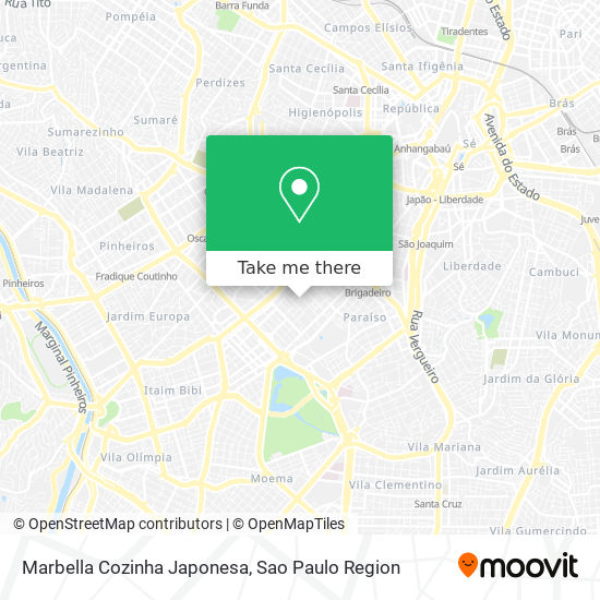 Marbella Cozinha Japonesa map
