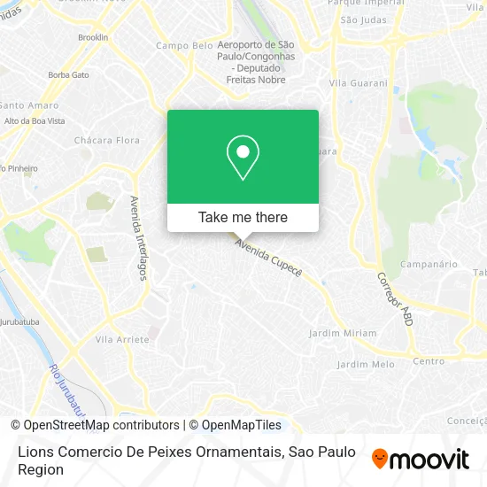 Lions Comercio De Peixes Ornamentais map