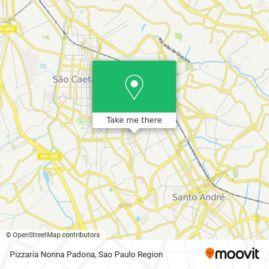 Pizzaria Nonna Padona map