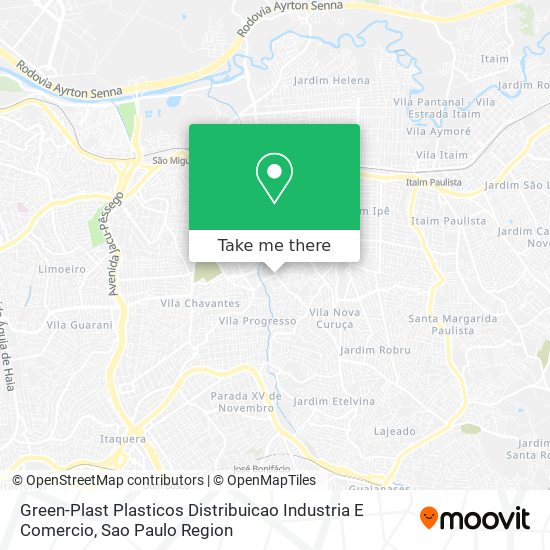 Mapa Green-Plast Plasticos Distribuicao Industria E Comercio